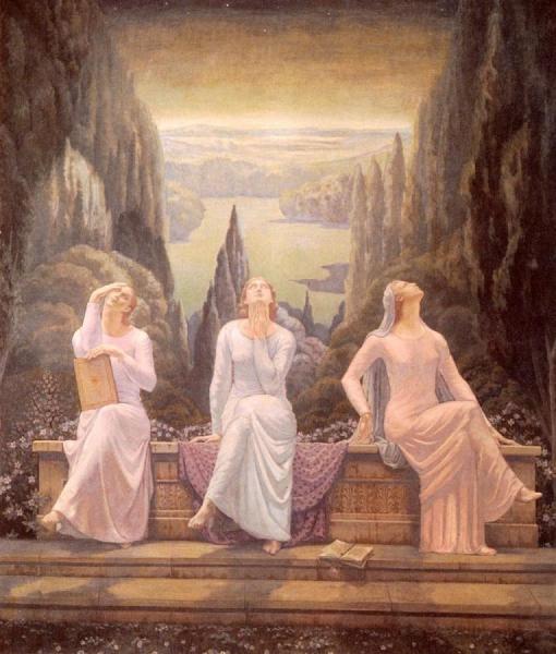 The School Of Silence by Jean Delville