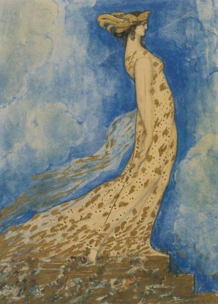 Jean Delville The Swan Girl