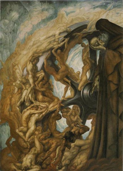 Wheel Of Fortune by Jean Delville