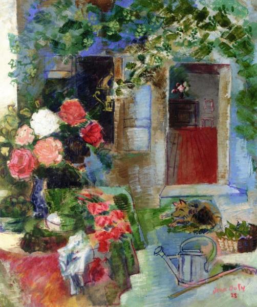 After Gardening by Jean Dufy