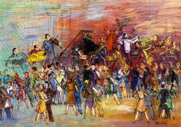 At The Cabaret by Jean Dufy
