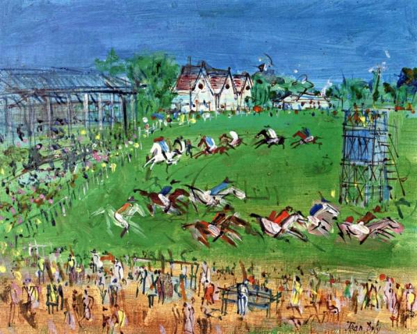 At The Races by Jean Dufy