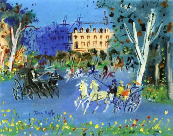 Bois De Boulogne by Jean Dufy