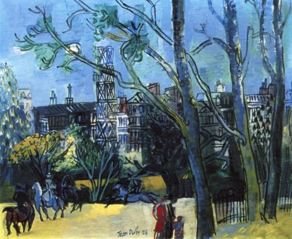 Bois De Boulogne by Jean Dufy