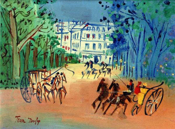 Bois De Boulogne by Jean Dufy