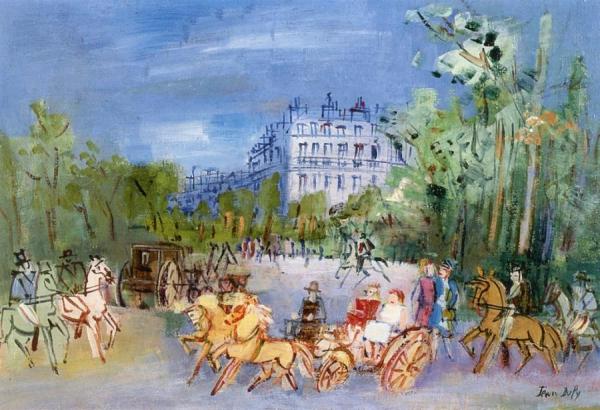 Bois De Boulogone by Jean Dufy