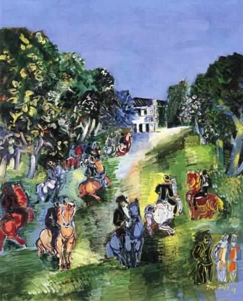 Bridle Path by Jean Dufy