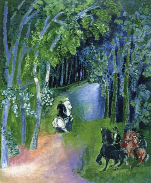 Bridle Path by Jean Dufy