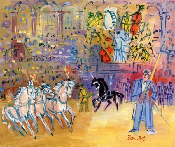 Chevaux En Liberté by Jean Dufy