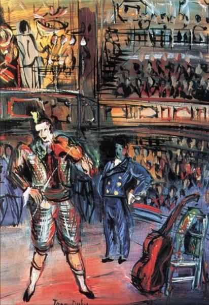 Circus, Clown Musicians by Jean Dufy