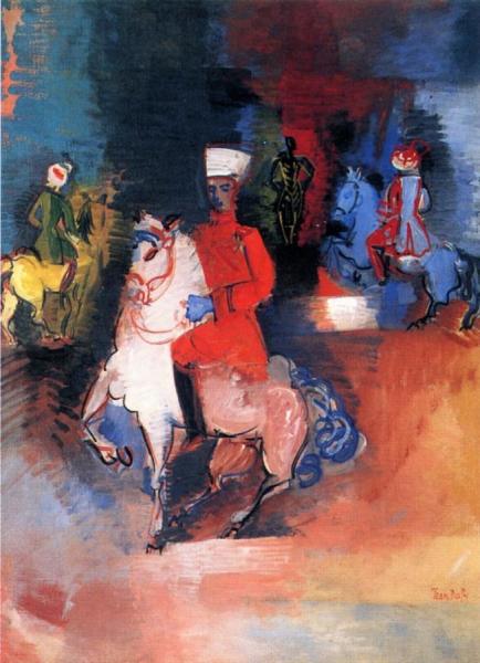 Circus, Equestrian Parade by Jean Dufy