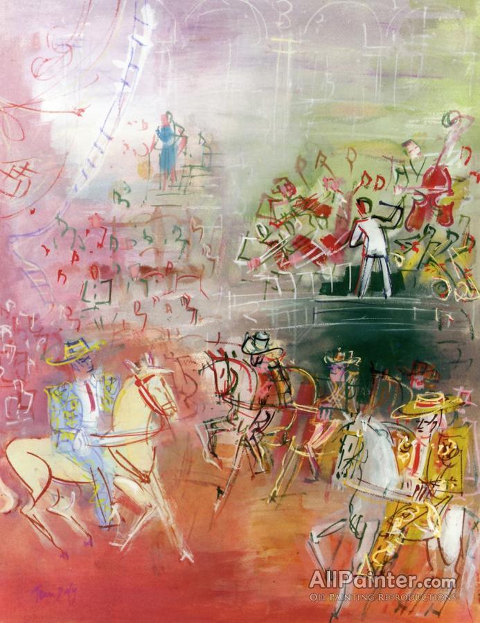Jean Dufy Circus Scene Oil Painting Reproductions for sale | AllPainter ...