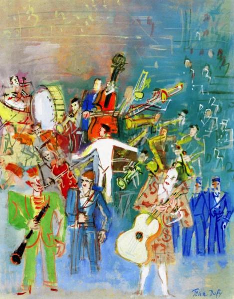 Clown Musicians by Jean Dufy