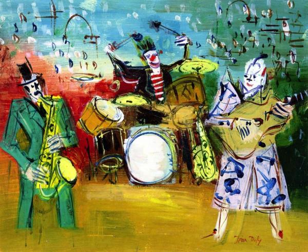 Clown Musicians by Jean Dufy