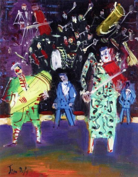 Clown Musicians by Jean Dufy