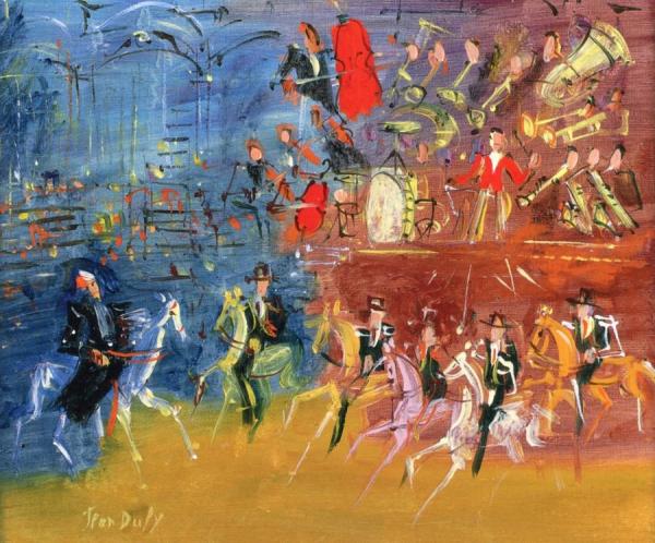 Equestrian Parade by Jean Dufy