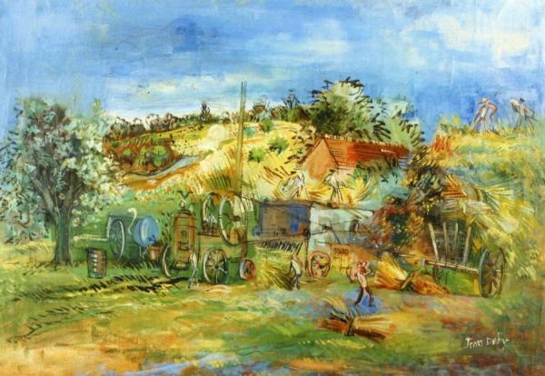 Harvest In Dieppe by Jean Dufy