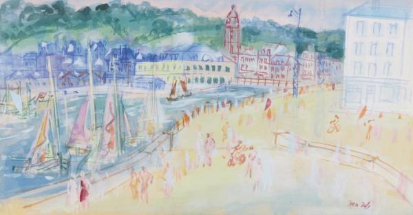 Honfleur by Jean Dufy