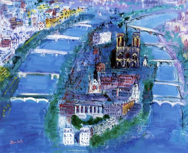 Ile De La Cité, Paris by Jean Dufy