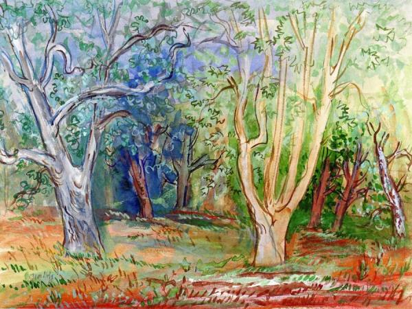 In The Woods by Jean Dufy