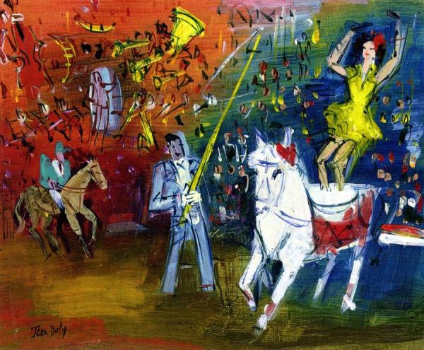 L'Écuyère à Panneaux by Jean Dufy Oil Painting Reproductions