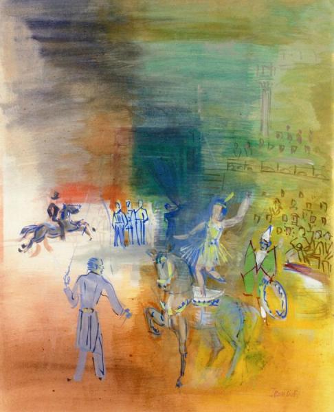 L'écuyère à Panneaux by Jean Dufy