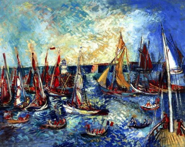 L'ile D'yeu by Jean Dufy