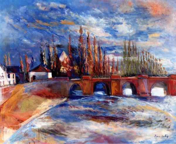 La Haye - Descartes by Jean Dufy