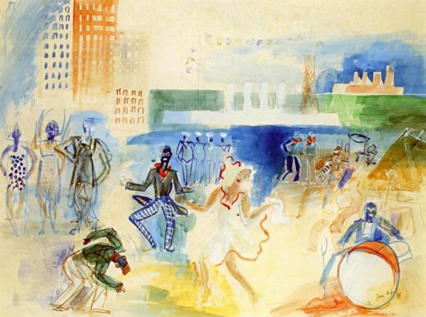 La Revue Nègre by Jean Dufy