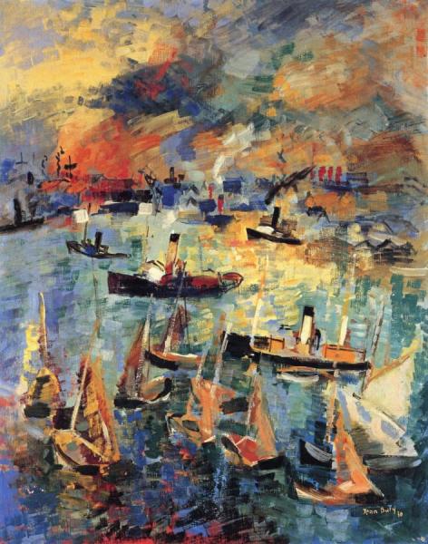 Le Havre by Jean Dufy