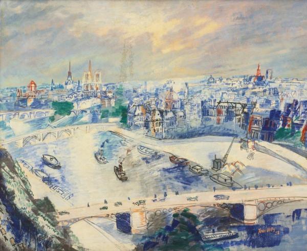 Le Pont Du Carrousel by Jean Dufy