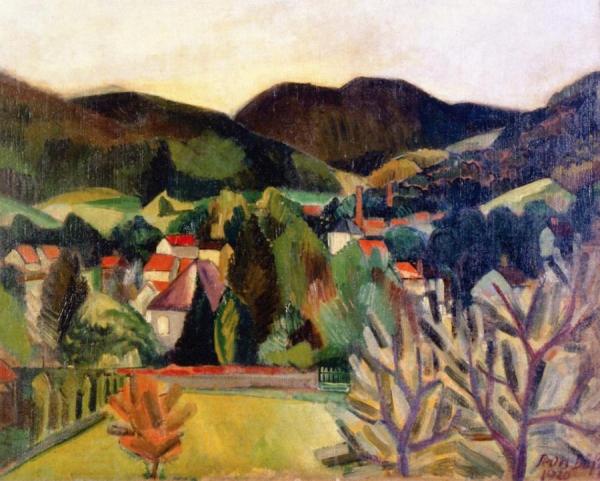 Le Val D'ajol by Jean Dufy