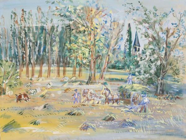 Les Moissonneurs by Jean Dufy