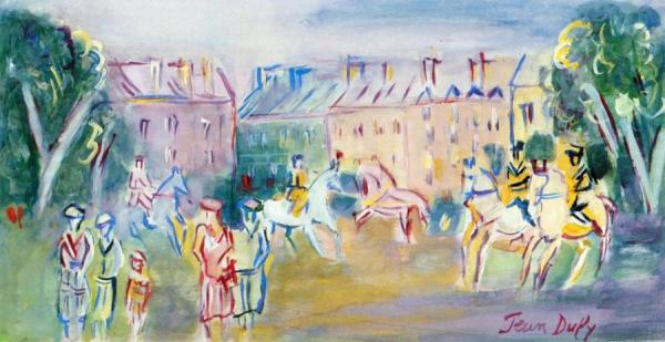 Paris, Near The Bois De Boulogne by Jean Dufy