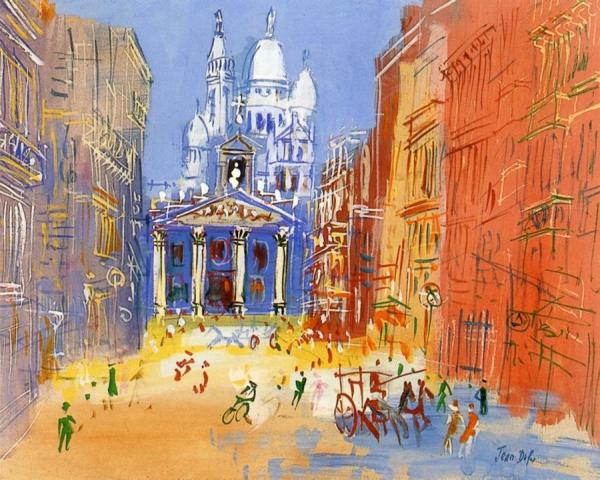 Jean Dufy Paris, Rue Lafitte