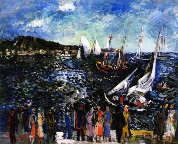 Port Scene by Jean Dufy