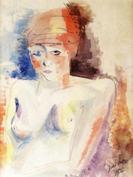 Portrait Of A Woman by Jean Dufy