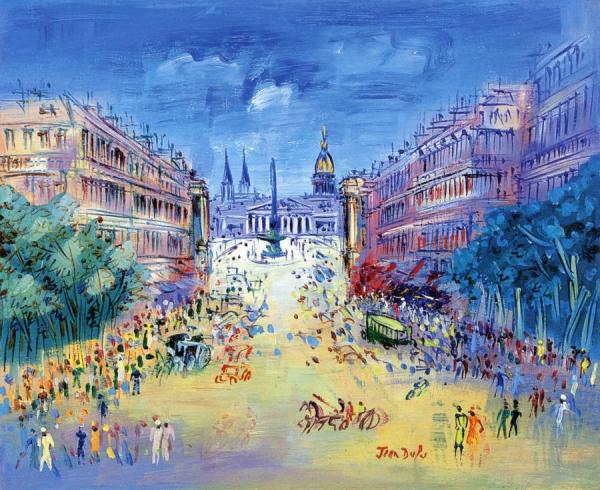 Rue Royale by Jean Dufy Oil Painting Reproductions