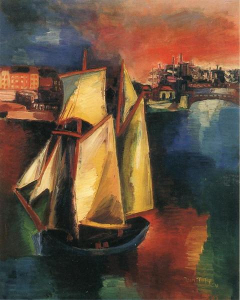 Sailboat by Jean Dufy