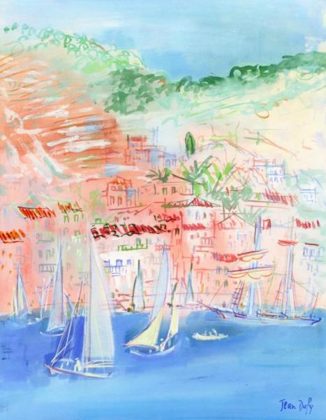 Sailboats by Jean Dufy