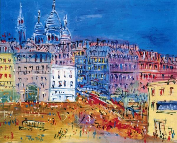 Square St. Pierre by Jean Dufy