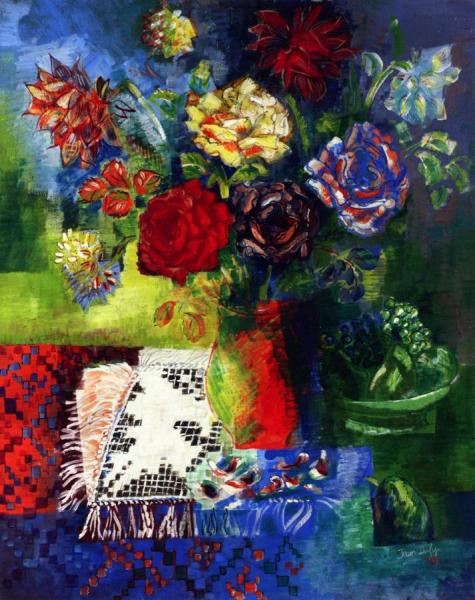 Still Life With Flowers by Jean Dufy