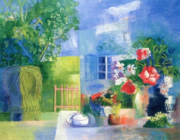 The Blue House by Jean Dufy