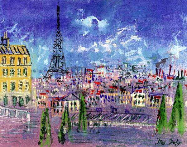 The Eiffel Tower by Jean Dufy
