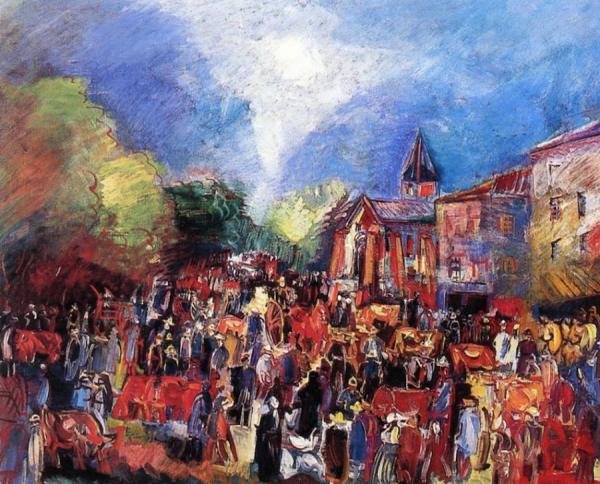 The Fair At Limousin by Jean Dufy