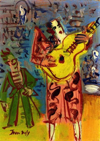 The Guitarist by Jean Dufy