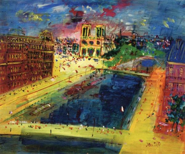 The Heart Of Paris by Jean Dufy