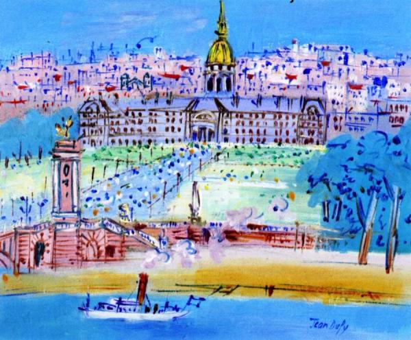 The Hotel Des Invalides by Jean Dufy