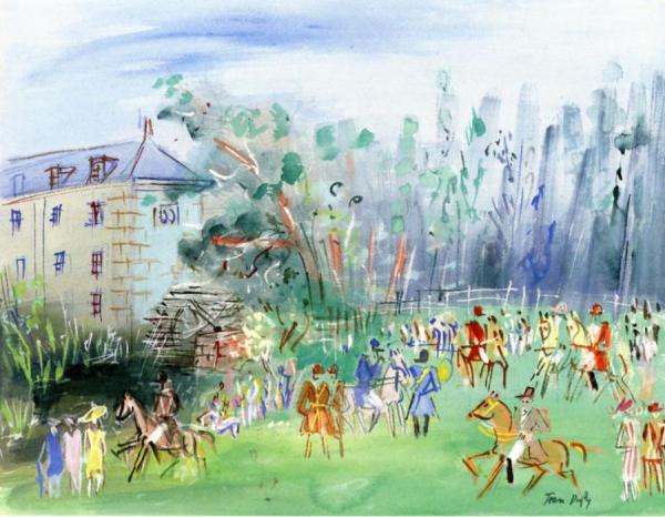 The Hunt At Preuilly-sur-claise by Jean Dufy