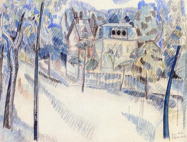 The Manor by Jean Dufy